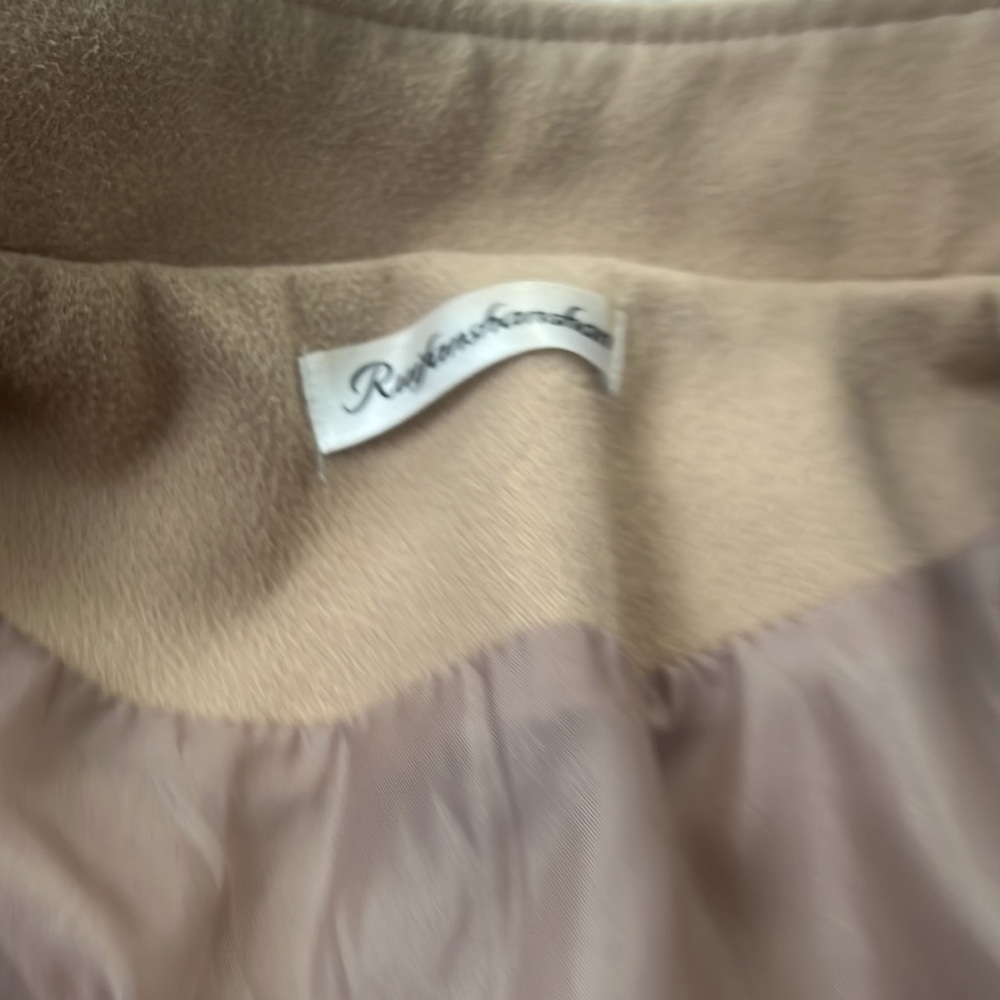⭐️ Firm Price ⭐️ Small Tan skirt peacoat - Picture 4 of 5